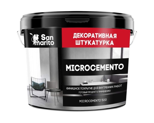 Микроцемент San Marito Microcemento 500 Z230NK05 крупнозернистый (5 кг), шт